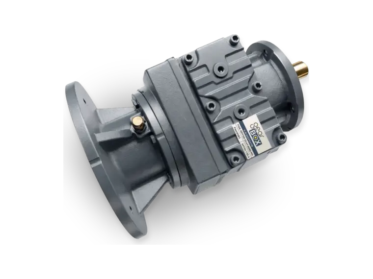 Reductor coaxial helicoidal R 27 · relación 5:1 · PAM 90 B5